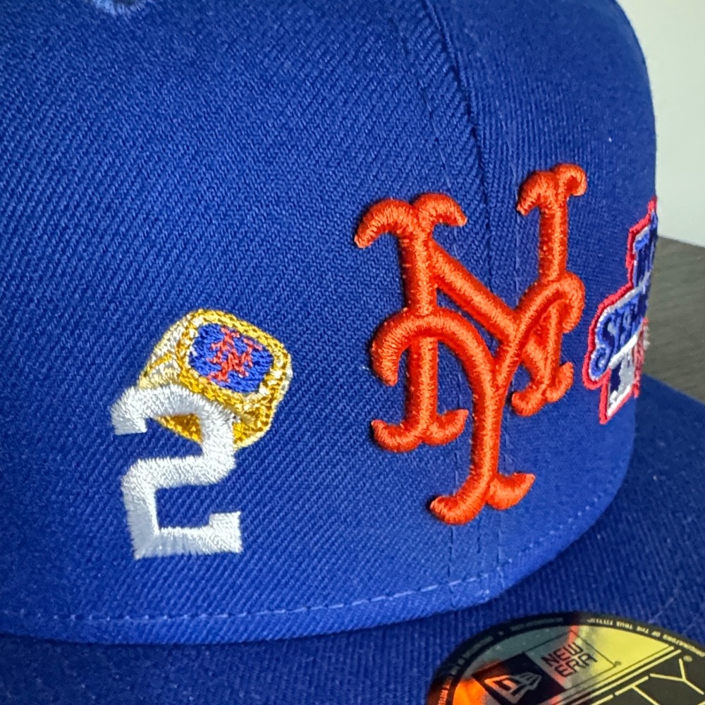 New Era New York Mets World Series 1986 Fitted Cap Mens size 8 - Picture 6 of 9